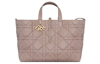 DIOR Calfskin Native Bag, Combo Bag, One Shoulder Handbag Large Size Women's Taupe