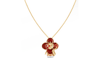 LOUIS VUITTON Vivienne Dragon Pendant Yellow Gold White Gold Lacquer Diamonds & Colored Gemstones