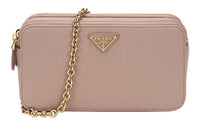 PRADA Cow Leather Shoulder Bag Women's