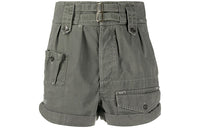 SAINT LAURENT Cargo Shorts Women's Gray