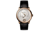 CHANEL Wrist Watch Manual Mechanical Movement Crocodile Leather Strap 40mm Silver Dial Unisex