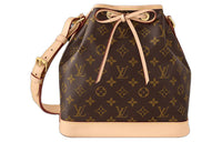LOUIS VUITTON Canvas With Leather Crossbody Bag Shoulder Bag Women's Brown