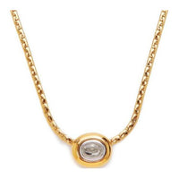 SAINT LAURENT Pre Owned Rhinestone Pendant Necklace