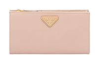 PRADA Saffiano Leather Wallet Large Size Women's Pink