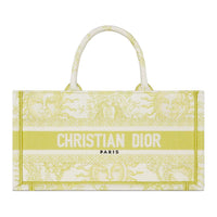DIOR DIORIVIERA Embroidery One Shoulder Handbags Women's Lemon