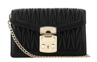 MIU MIU Leather Crossbody Bag Women's Black