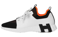 HERMES Low-Top Casual Shoes Men's White Black