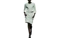 CHANEL SS23 Casual Long Skirts Women's Light Blue