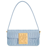 DIOR Miss Dior Cow Leather Handbag Shoulder Bag Women's Light Blue