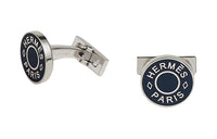 HERMES Cufflinks Men's Dark Blue