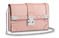 LOUIS VUITTON Trunk Cow Leather Small Square Bag Shoulder Bag Crossbody Bag Regular Women's Ballet Pink