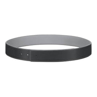 DIOR Cow Leather Belt Men's Gray Width 4CM