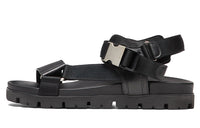 PRADA Crisscross Straps Buckle-Fastening Sandal 'Black'
