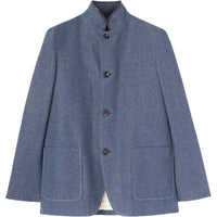 Loro Piana FW24 Denim Jacket Men's Surging Blue