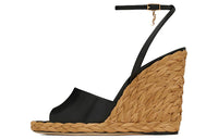 SAINT LAURENT Paloma Open Toe Slingback Sandals Women's