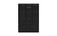 SAINT LAURENT Quilting Lambskin Passport Holder Women's Black
