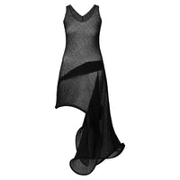 LOUIS VUITTON Sculptural Hem Mesh Dress