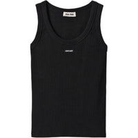 MIU MIU Tank Tops Women's Black