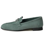 HERMES Paris Loafers Women's Cyan