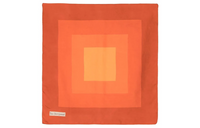 SAINT LAURENT Tonal Striped Silk Scarf