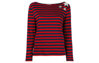 SAINT LAURENT T-Shirts Women's Red