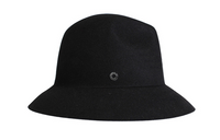 Loro Piana Rabbit Fur, Cashmere Fur Bucket Hats Women's Black