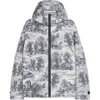 DIOR FW24 Jackets Coats Women's Blue White Mixed Color