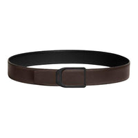 HERMES Calfskin Leather Belts Men's Black/Ebene Width: 3.8cm
