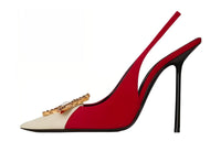 SAINT LAURENT Star-embellished 125mm Pumps