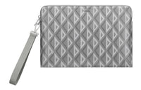DIOR Canvas With Leather Clutches Handbags Regular Men's Gray
