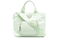 PRADA Nylon Handbag Women's Green