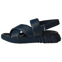HERMES Electric Strap Sandals 4cm Men's Dark Blue