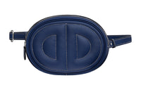 HERMES In The Loop Swift Calfskin Handheld One Shoulder Crossbody Fanny Pack Regular Women's Blue