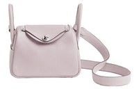 HERMES Lindy Taurillon Clemence Leather Crossbody Handbag, Shoulder Bag 19 Women's