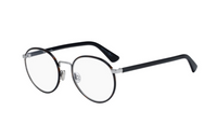 DIOR Metal Round Eyeglass Frames Women's Black