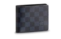 LOUIS VUITTON Multiple Wallet Damier Cobalt Black