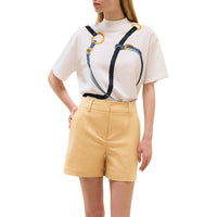 HERMES SS25 Casual Shorts Women's Yellow