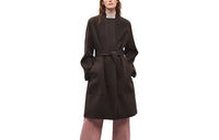 HERMES Velvet Jackets Women's Dark Brown