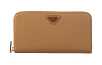 PRADA Calfskin Wallet Women's Brown