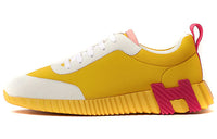 HERMES Bouncing Casual Shoes Women's Low-Top Lemon