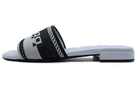 PRADA Slip Resistant Slide Slippers Women's Blue