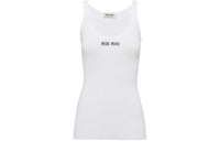 MIU MIU Tank Tops Women's White