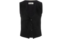 SAINT LAURENT Vests Women's Black