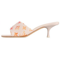 LOUIS VUITTON Slide Slippers 5.5cm Women's Ecru