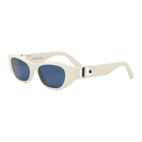 DIOR Metal Plastic Cat Eye Sunglasses Women's Beige