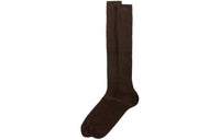 Loro Piana Knee-High Socks Unisex Chocolate
