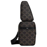 CELINE Cow Leather Handbag, Shoulder Bag, Crossbody Bag, Handbag Men's Black