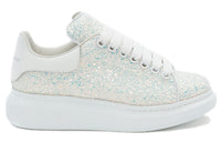Alexander McQueen Oversized Sneaker in Glitter 'Silver'