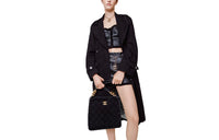 CHANEL Trench Coats Women's Black
