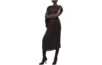 HERMES Sleeveless Dress Women's Black